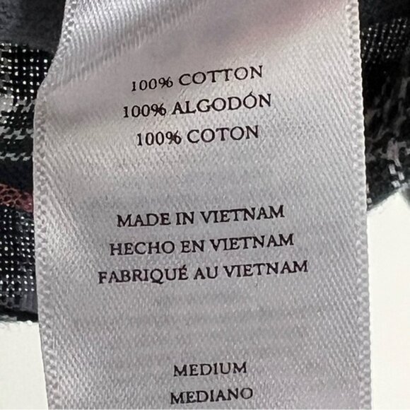 Rails Men's Wyatt Plaid Sport Shirt in Valencia Steele Size Medium Cotton NWT - Picture 8 of 12